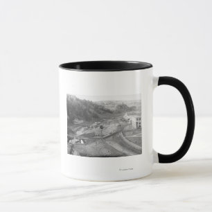 Caneca Vista de Hot Springs, fotografia do SD