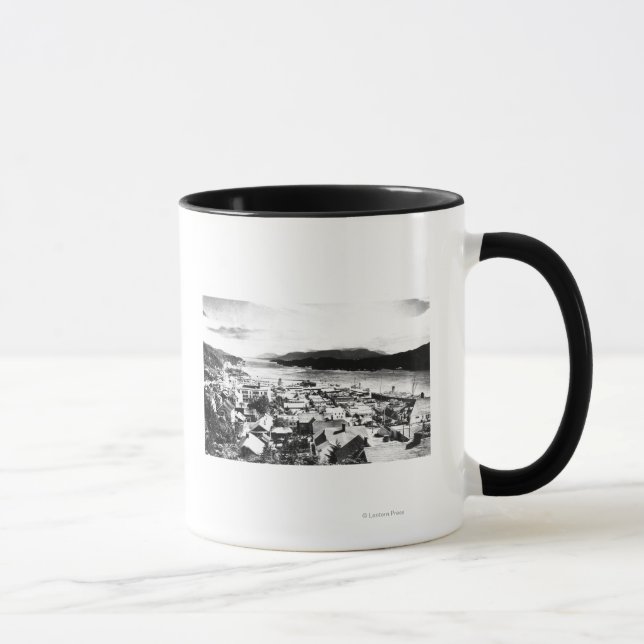 Caneca Vista de Ketchikan, no Alasca com aparência sudest (Direita)