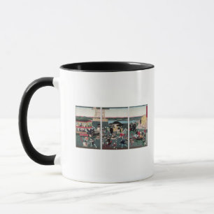 Caneca Vista de Nihonbashi em Tokyo, c.1870