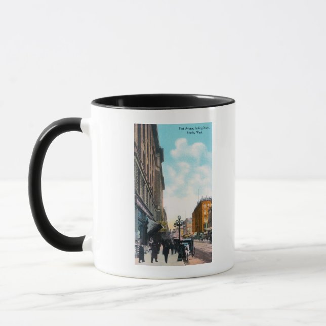 Caneca Vista de norte da Primeira Avenida (Esquerda)