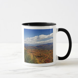 Caneca Vista de outono das Montanhas Apalaches do Sul