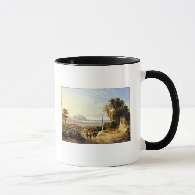 Caneca Vista de Palermo, 1840 (Direita)