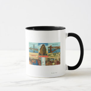Caneca Vista de Pontes, Cenas Internas do Hotel Shaw