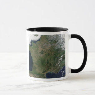 Caneca Vista de satélite da França