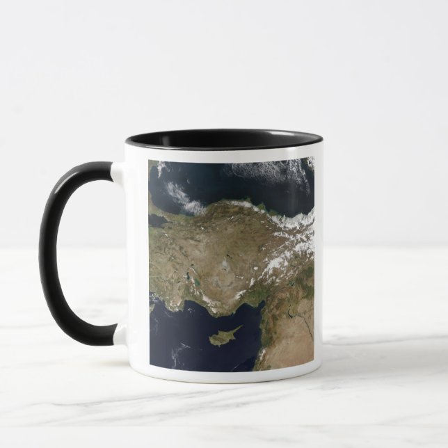 Caneca Vista de satélite da Turquia (Esquerda)