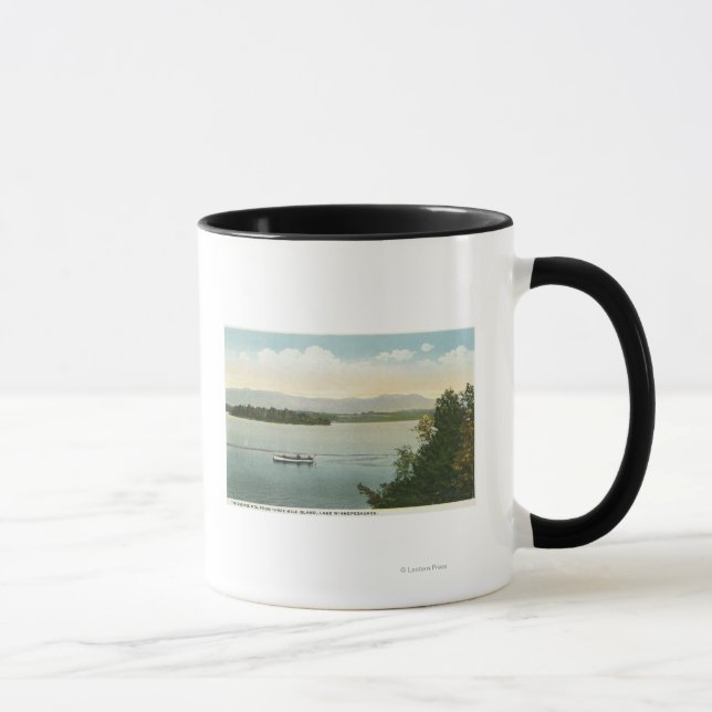 Caneca Vista de Três Milhas do Ossipee Mts (Direita)