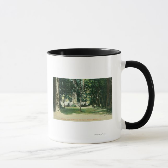 Caneca Vista de um acampamento nas Sequoias (Direita)
