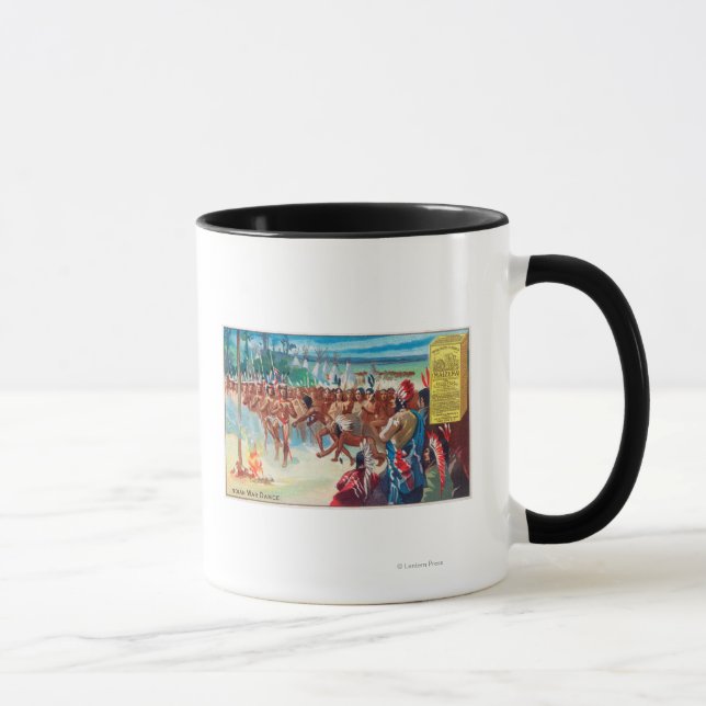 Caneca Vista de uma dança indiana, anúncio do produto Mai (Direita)