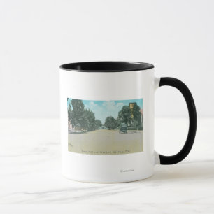 Caneca Vista de uma residência StreetGilroy, CA