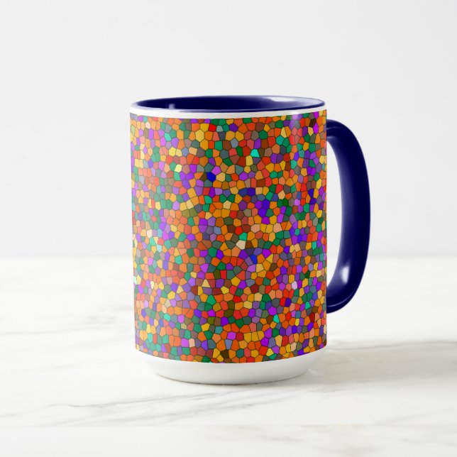 Caneca Vista de Vidro de Mancha (Frente Esquerda)