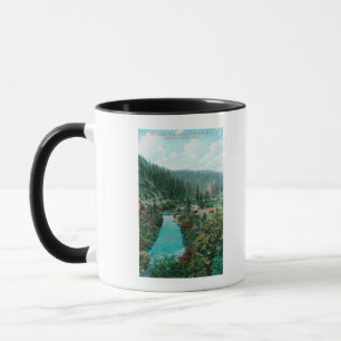 Caneca Vista do Canyon do Rio Sacramento na SP
