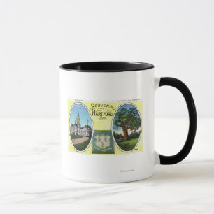 Caneca Vista do Capitólio Bldg e do carvalho