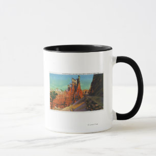 Caneca Vista do castelo e das fugas novas de Gulliver