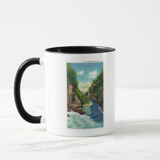 Caneca Vista do desfiladeiro de outono (Esquerda)