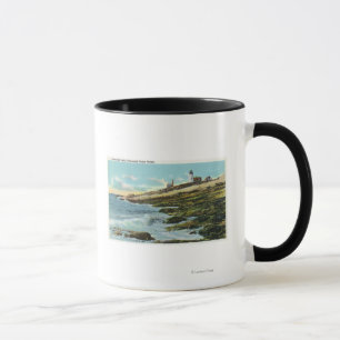 Caneca Vista do farol de Pemaquid