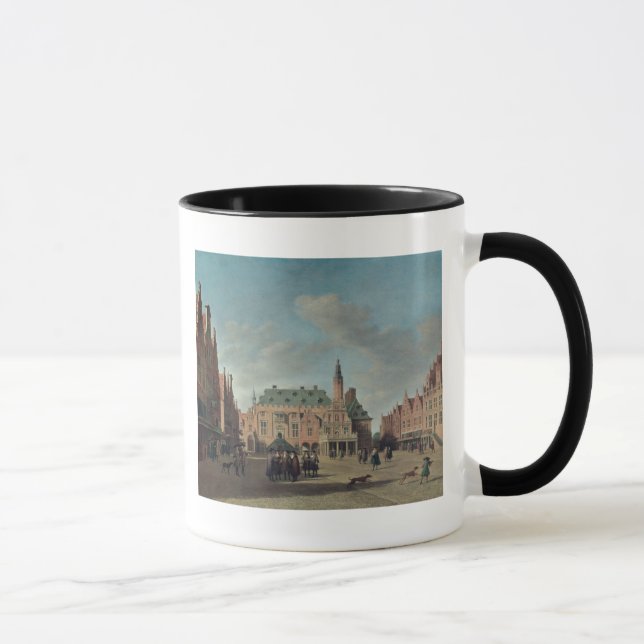 Caneca Vista do Grote Markt em Haarlem (Direita)
