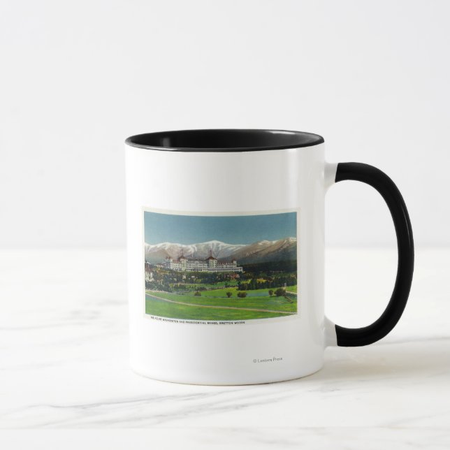 Caneca Vista do Hotel Mt Washington, Faixa Presidencial (Direita)