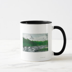 Caneca Vista do índice do Mt e do Mt Persis