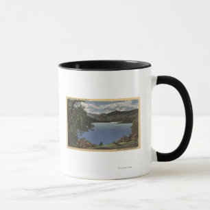 Caneca Vista do lago belo Shasta