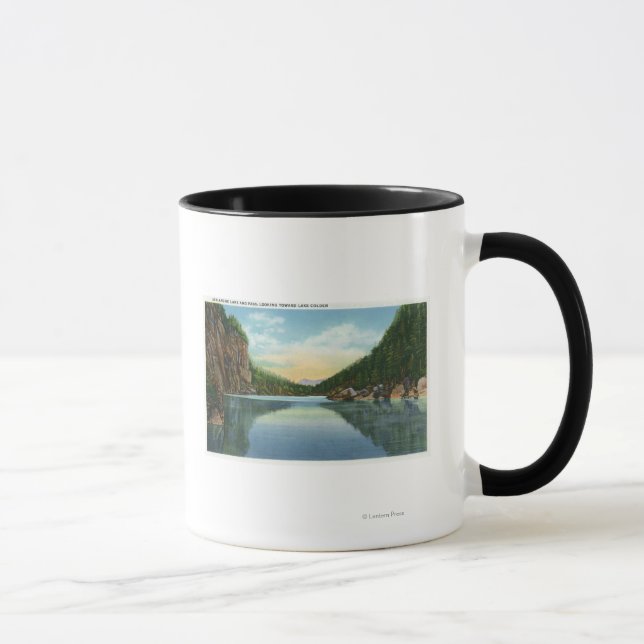 Caneca Vista do lago Colden do lago Avalanche (Direita)