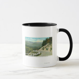 Caneca Vista do monte Spruce antes do vale de Keene