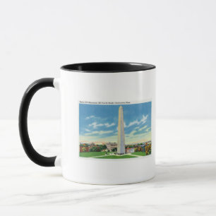 Caneca Vista do monumento do monte de depósito