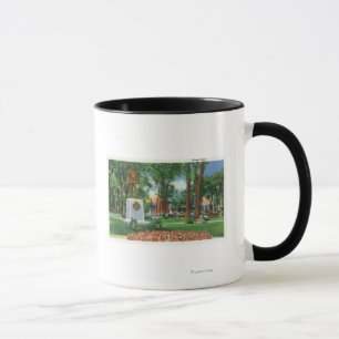 Caneca Vista do monumento no parque de Wisner