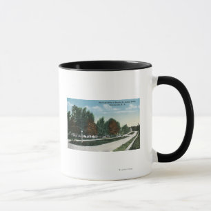 Caneca Vista do norte da rua de Bradley
