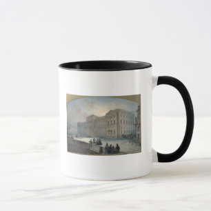 Caneca Vista do palácio de Mariinsky no inverno, 1863