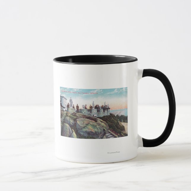 Caneca Vista do Parapet em Sutro Heights (Direita)