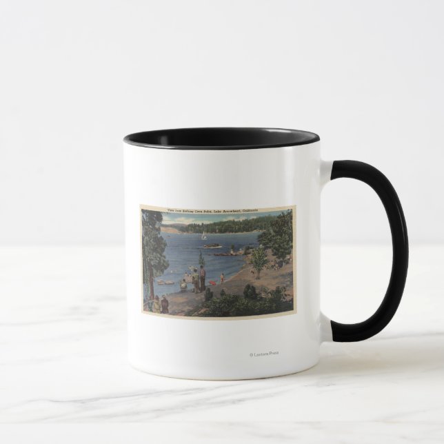 Caneca Vista do Ponto de Revestimento do Balão (Direita)