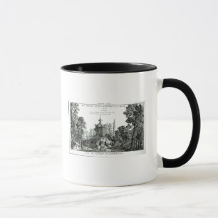 Caneca Vista do quiosque em Rembouillet, 'de Jardins