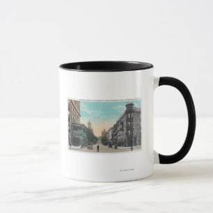 Caneca Vista do sul da rua de Chenango de Arlington
