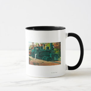 Caneca Vista do trem Railway do Mt. Tamalpais