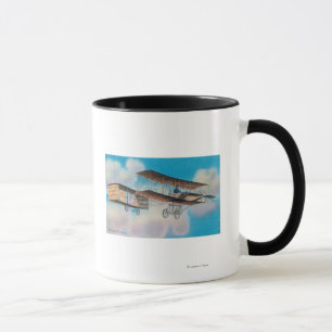 Caneca Vista do Voisin BiplaneFrance