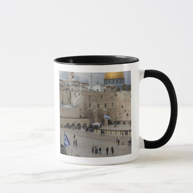 Caneca Vista do Western Wall Plaza, tarde (Direita)