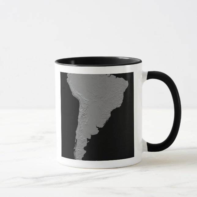 Caneca Vista estereoscópica da América do Sul (Direita)