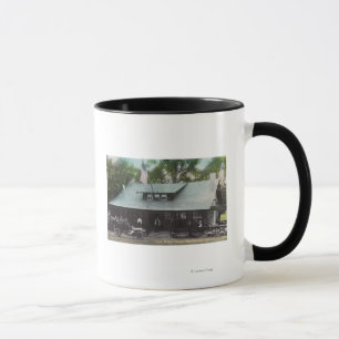 Caneca Vista exterior da casa do clube