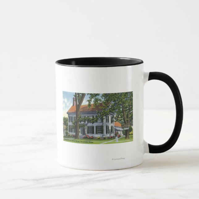 Caneca Vista Exterior da Harriet Beecher Stowe House (Direita)