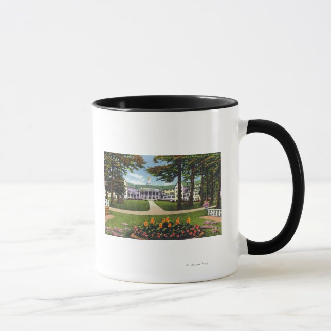 Caneca Vista Exterior de Aterrissagem de Bolton no Hotel  (Direita)