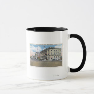 Caneca Vista exterior de Bldg federal, teatro do