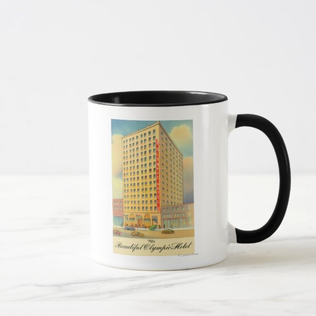 Caneca Vista Exterior do Hotel de Olimpiadas (Direita)