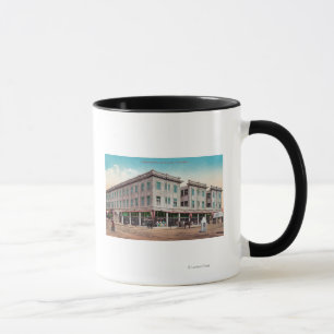Caneca Vista exterior do hotel de Overton