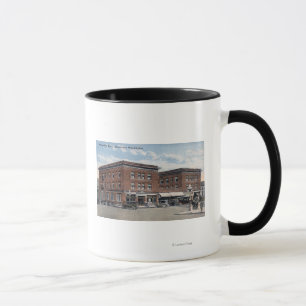 Caneca Vista exterior do hotel de Wenatchee