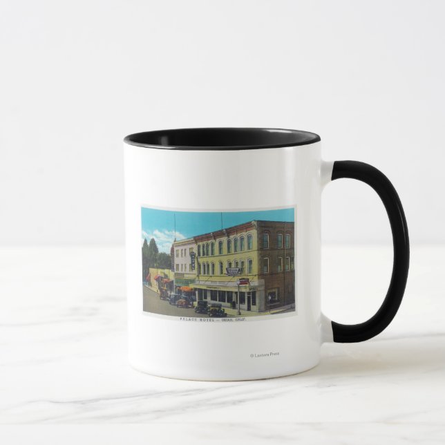 Caneca Vista Exterior do Palace HotelUkiah, CA (Direita)