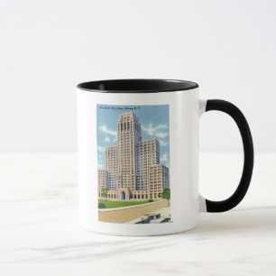 Caneca Vista exterior do prédio de escritórios do Gov