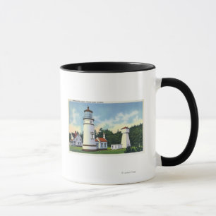 Caneca Vista exterior do Umpqua LighthouseCoast