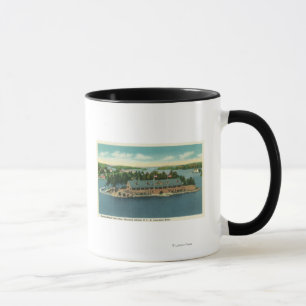 Caneca Vista exterior dos mil iate da ilha