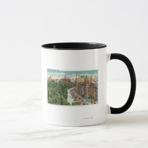 Caneca Vista geral da rua de Tremont