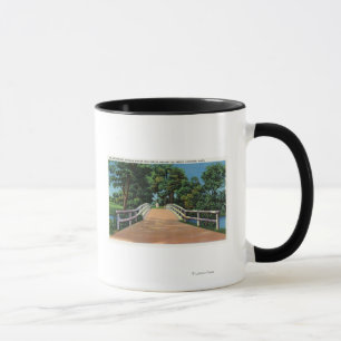 Caneca Vista Norte Antiga da Estátua de Homem Minuto